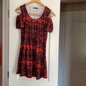 Cold shoulder tunic/dress